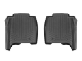 Picture of WeatherTech Rear FloorLiner - Black Long Wheelbase w/ 2nd Row Console - 444805