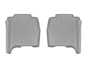 Picture of WeatherTech Rear FloorLiner - Grey Long Wheelbase w/ 2nd Row Console - 464805