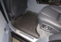 Picture of WeatherTech Rear FloorLiner - Black Long Wheelbase w/ 2nd Row Console - 444805