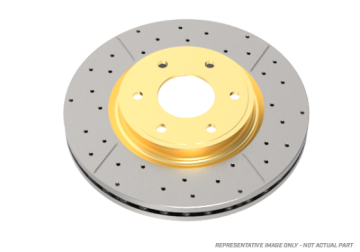 Picture of DBA 94-97/99-05 MX-5 Miata Front Drilled & Slotted Street Series Rotor