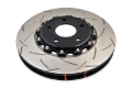 Picture of DBA 03-07 350Z / 03-04 G35 w/ Brembo Front Slotted 5000 Series 2 Piece Rotor Assembled w/ Black Hat