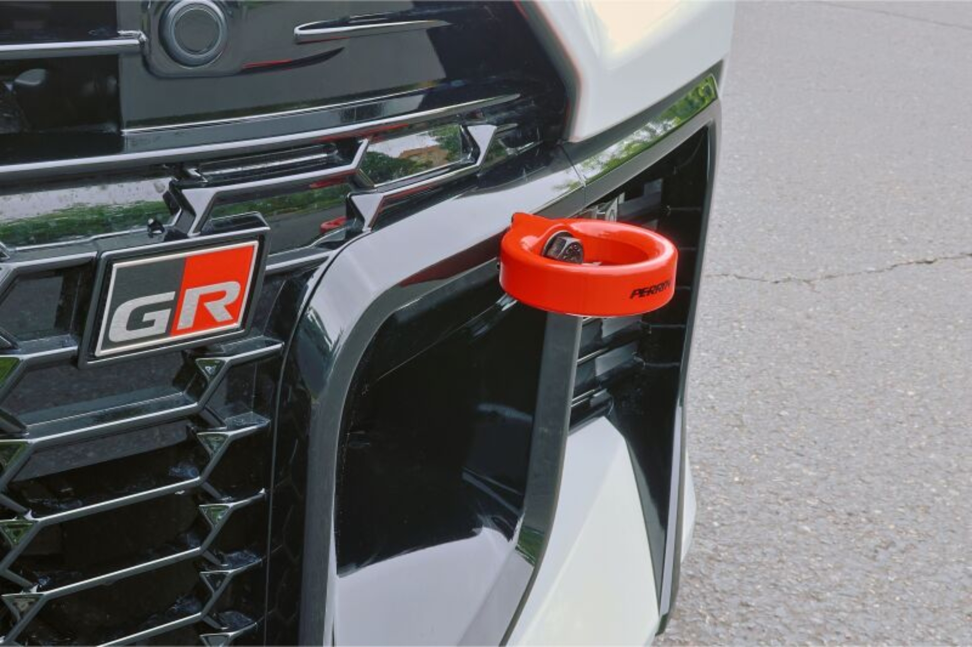 Picture of PERRIN 23-26 Toyota GR Corolla Front Tow Hook - Red