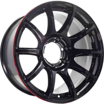 Picture of Gram Lights 57Trans-X Rev Limit 20x9.0 +09 6x139.7 Black & Machined Wheel
