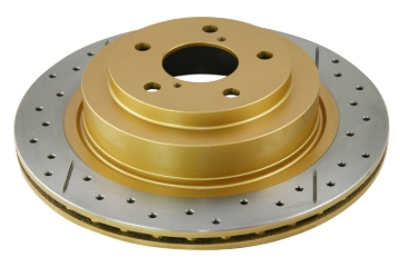 Picture of DBA 06-07 WRX / 05-08 LGT Rear Drilled & Slotted Street Series Rotor