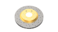 Picture of DBA 94-01 Nissan Silvia S14/S15 Front Drilled & Slotted Street Series Rotor w/Gold Hat