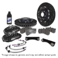 Picture of EBC Racing 08-16 Mitsubishi Lancer Evo 10 2.0T Black Apollo-6 355mm Rotors Front Big Brake Kit