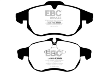Picture of EBC Racing 03-10 Saab 9-3 Aero 2.8T Front RP- X Race Brake Pads