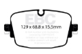 Picture of EBC Racing 20-24 Audi RS6 4.0TT Rear RP-1 Race Brake Pads
