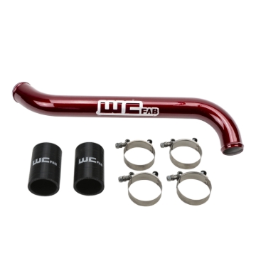Picture of Wehrli 11-16 Chevrolet 6.6L LML Duramax Upper Coolant Pipe - Chevy Orange