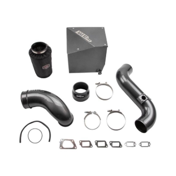 Picture of Wehrli 11-16 Chevrolet 6.6L Duramax LML 4in Intake Kit Stage 2 - Chevy Orange