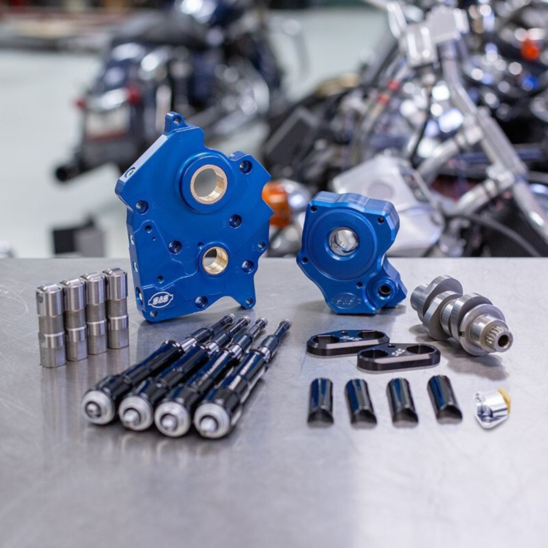 Picture of S&S Cycle 2017+ Water Cooled M8 Models (Incl. VVT) Drive Cam Chest Kit - 475C