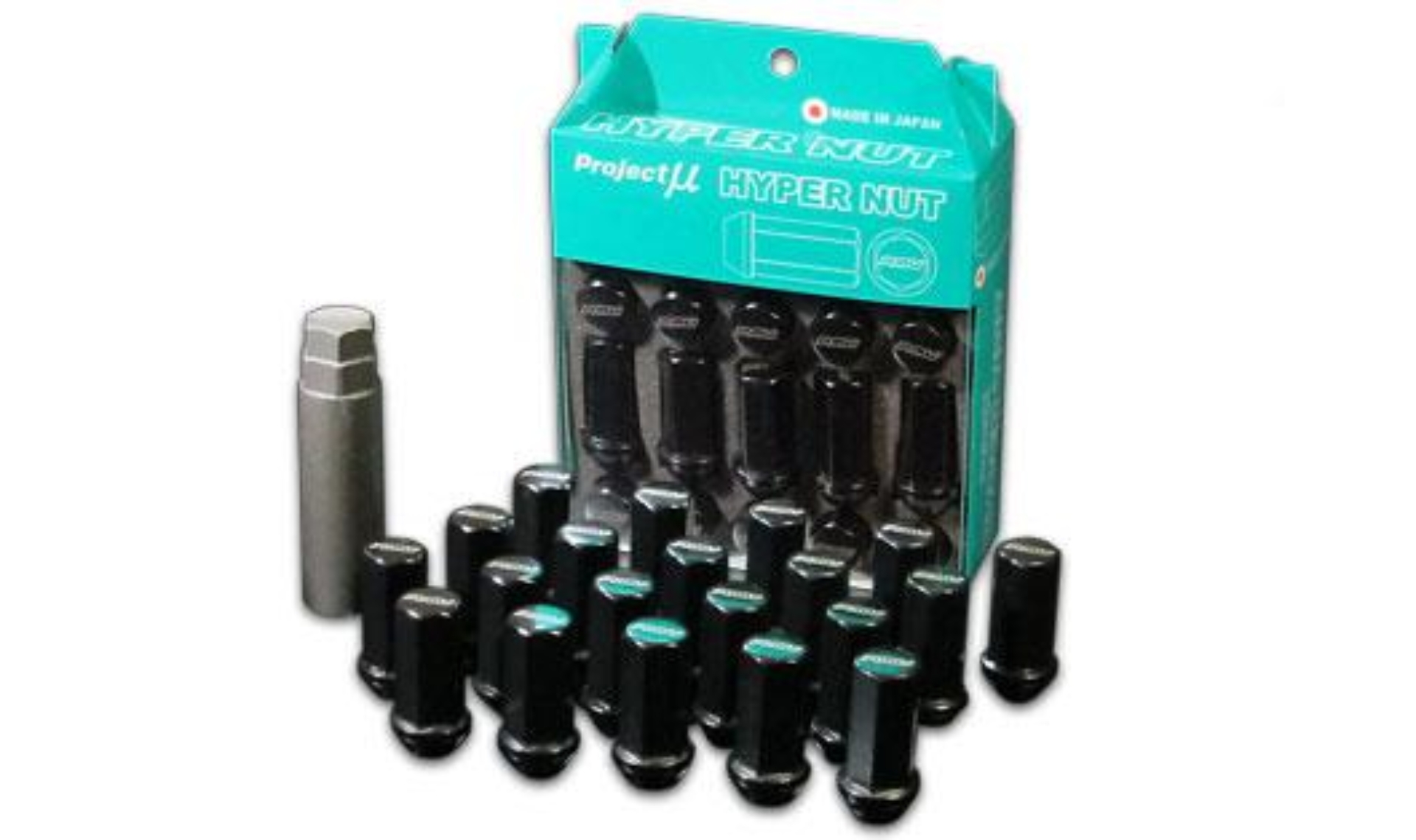 Picture of Project Mu Hyper Lug Nut M12 x 1.50 - Black