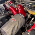 Picture of Wehrli 03-07 Ford 6.0L Powerstroke 4in Intake Kit - Semi-Gloss Black