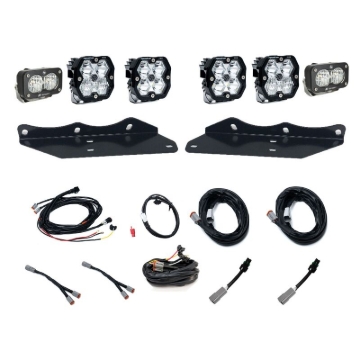 Picture of Baja Designs 17-20 Ford Raptor Squadron Pro 2.0/S2 Fog Pocket Kit (Multi Patterns) - Clear