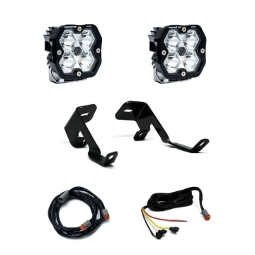 Picture of Baja Designs 15-20 Ford F-150 / 17-20 Ford Raptor Squadron Pro 2.0 A-Pillar Kit (Spot) - Clear