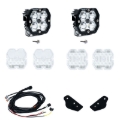 Picture of Baja Designs 21-25 Ford Bronco (Incl. 22-25 Raptor) Squadron Pro 2.0 A-Pillar Kit Tgl (Spot) - Clear