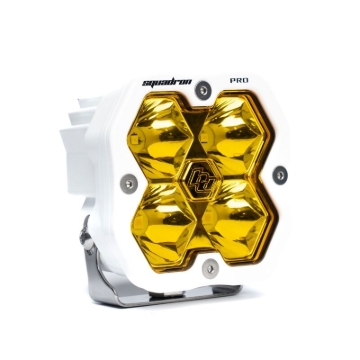 Picture of Baja Designs Squadron 2.0 Pro LED Spot - Baja Amber w/White Housing