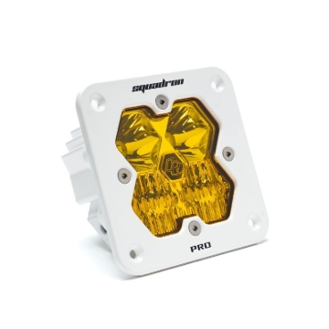 Picture of Baja Designs Squadron 2.0 Pro LED Driving/Combo (Flush Mount) - Baja Amber w/White Housing