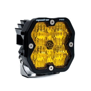 Picture of Baja Designs Squadron 2.0 Pro LED Wide Cornering (Single Light) - Baja Amber