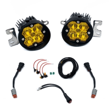 Picture of Baja Designs 12-23 Tacoma / 14-21 Tundra / 10-24 4Runner Squadron Sport 2.0 Fog Kit(WC) - Baja Amber