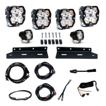 Picture of Baja Designs 21-25 Ford Raptor Squadron Sport 2.0 Fog Pocket Kit (Multi Patterns) - Clear