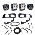 Picture of Baja Designs 23-25 Ford SD Squadron Sport/SAE 2.0 Dual Fog Pocket Kit Upfitter (SAE Fog) - Clear