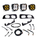 Picture of Baja Designs 2023+ Ford Super Duty Squadron Sport/SAE 2.0 Dual Fog Pocket Kit (SAE Fog) - Baja Amber