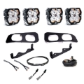 Picture of Baja Designs 2023+ Ford SD Squadron Sport 2.0 Dual Fog Pocket Kit Upfitter (Multi Patterns) - Clear