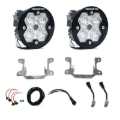 Picture of Baja Designs 19-25 Dodge Ram 2500/3500 Squadron Sport 2.0 Fog Pocket Kit (Wide Cornering) - Clear