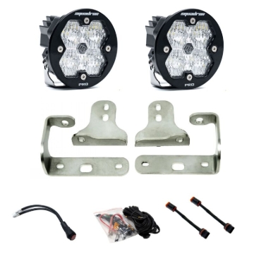 Picture of Baja Designs 18-25 JL/JT / 20-25 Gladiator Squadron-R Pro 2.0 Fog Kit OE Sport Bumper (WC) - Clear