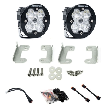 Picture of Baja Designs 18-25 JL/JT / 20-25 Gladiator Squadron-R Sport 2.0 Fog Kit OE Sahara Bumper (WC) -Clear