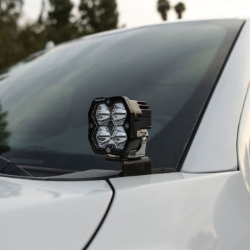 Picture of Baja Designs 15-20 Ford F-150 / 17-20 Ford Raptor Squadron Sport 2.0 A-Pillar Kit (Spot) - Clear