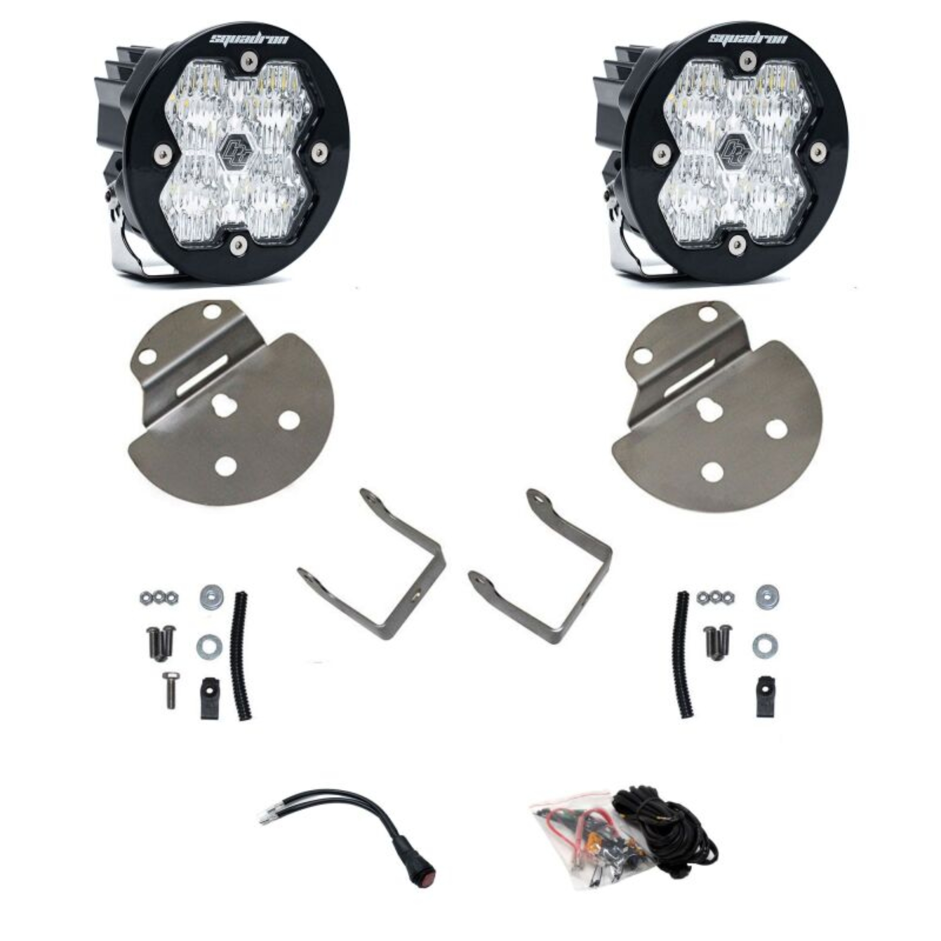 Picture of Baja Designs 15-19 GMC/Chevy Canyon/Colorado/Sierra/Silverado Squadron 2.0 Sport FPK - Clear