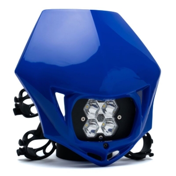 Picture of Baja Designs Squadron 2.0 Sport (Spot) - Clear A/C w/MC Race LED Light - Blue