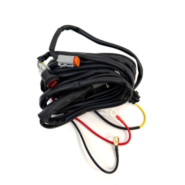 Picture of Baja Designs Squadron 2.0 Harness - 4-Pin Deutsch OnOff 1-Light 150W Max w/Backlight