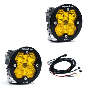 Picture of Baja Designs Squadron-R 2.0 Pro LED Driving/Combo (Pair) - Baja Amber