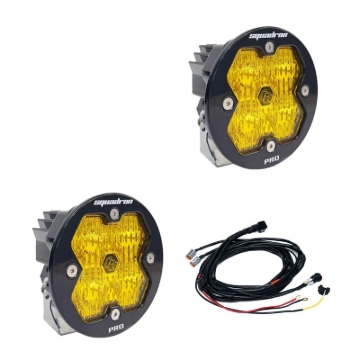 Picture of Baja Designs Squadron-R 2.0 Pro LED Wide Cornering (Pair) - Baja Amber