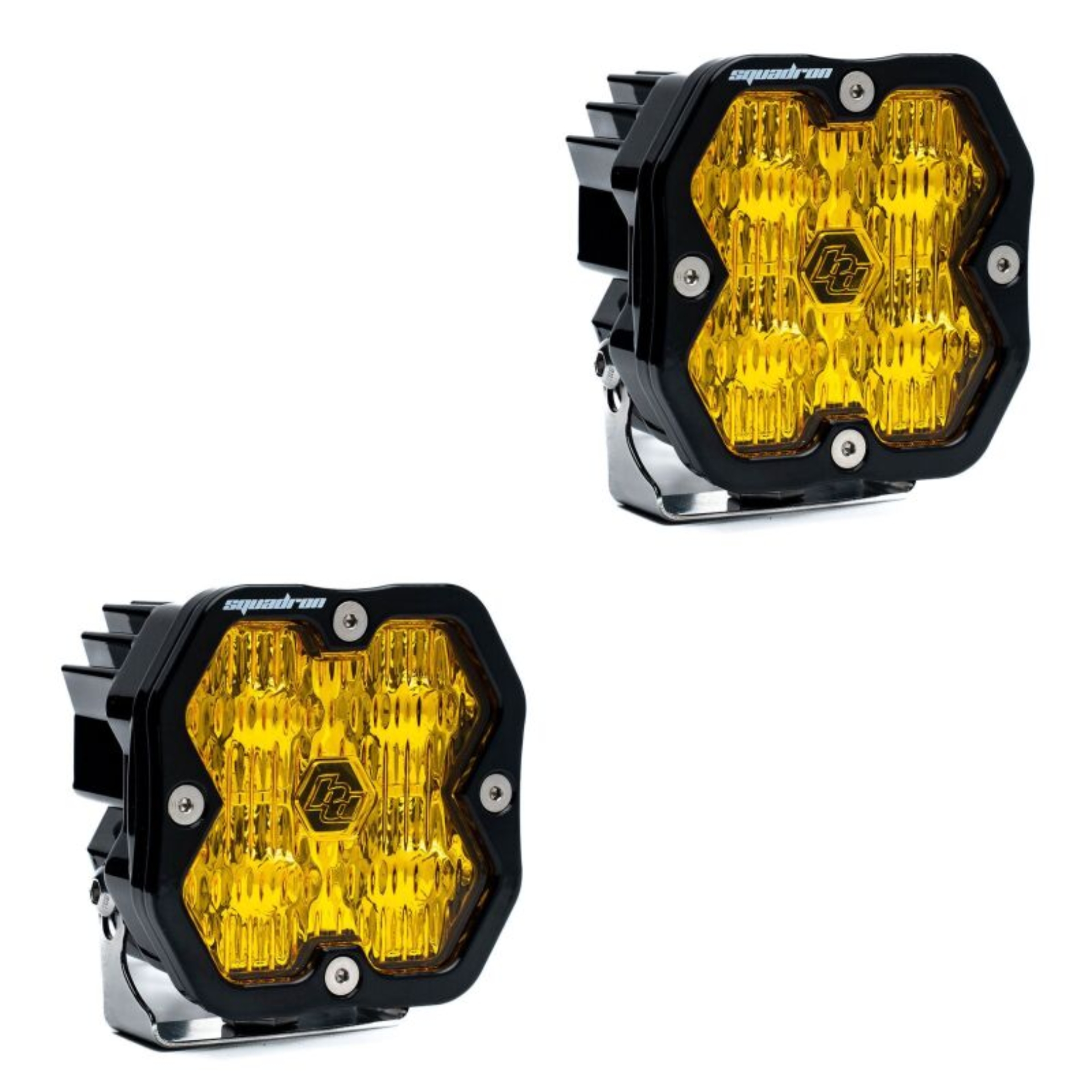 Picture of Baja Designs Squadron 2.0 Sport (Pair) LED Wide Cornering / No Harness - Baja Amber