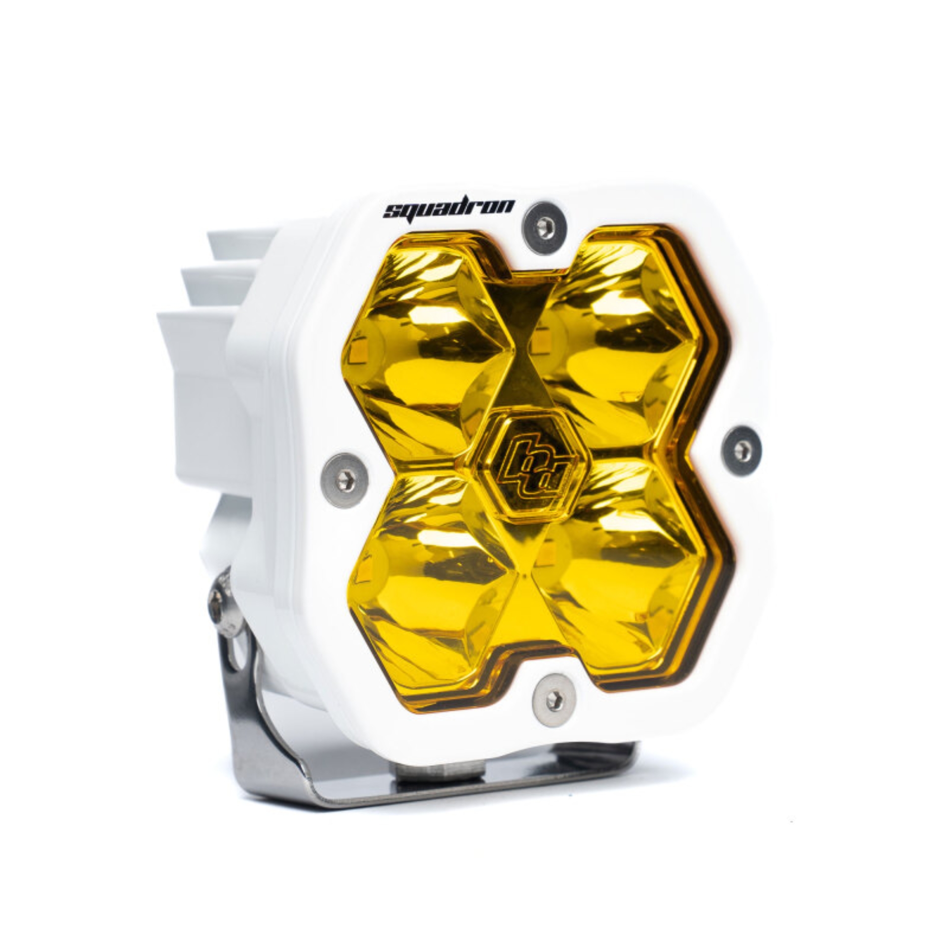 Picture of Baja Designs Squadron 2.0 Sport LED Spot - Baja Amber w/White Housing