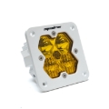 Picture of Baja Designs Squadron 2.0 Sport LED Driving/Combo (Flush Mount) - Baja Amber w/White Housing