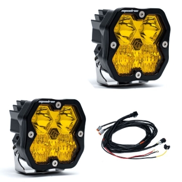 Picture of Baja Designs Squadron 2.0 Sport LED Driving/Combo (Pair) - Baja Amber