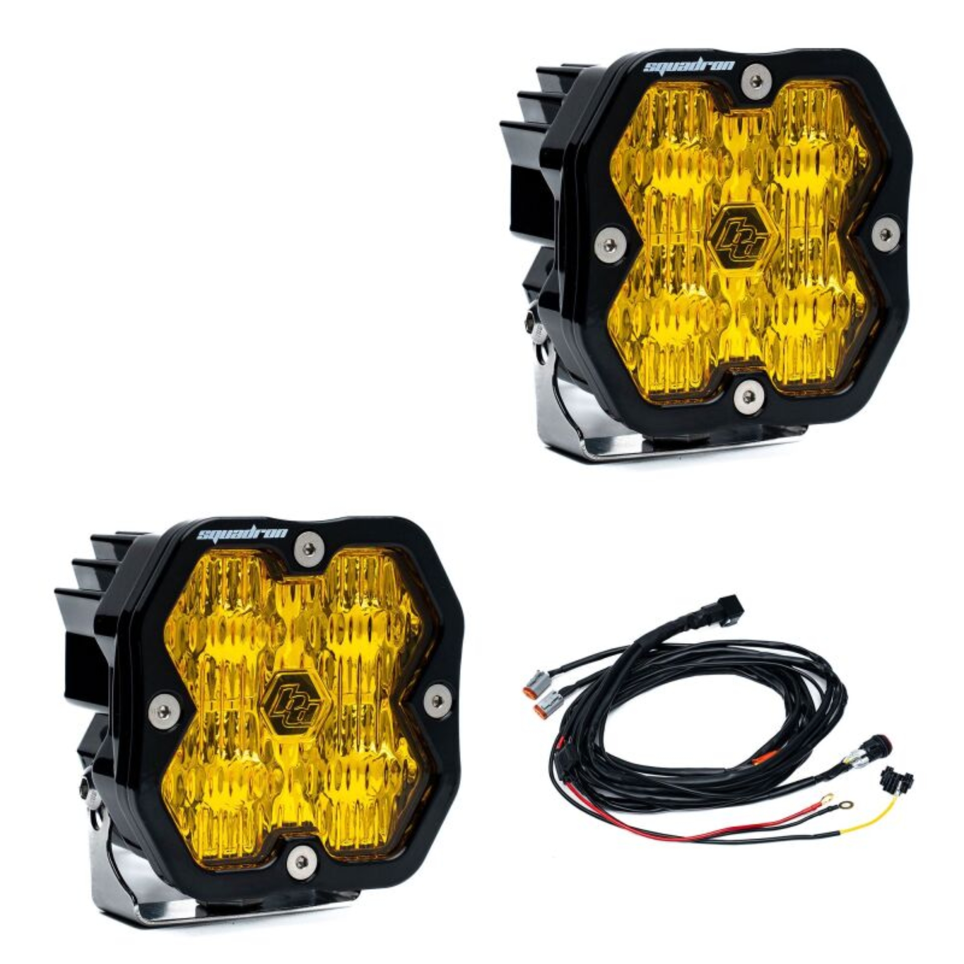 Picture of Baja Designs Squadron 2.0 Sport LED Wide Cornering (Pair) - Baja Amber
