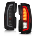 Picture of Anzo 07-14 Chevrolet Suburban / 07-14 GMC Yukon Black Full LED Tail Light Plank Style w/ Smoke Lens