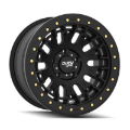 Picture of Dirty Life DT-3 17X9 6x139.7 -12 Offset - Satin Black w/ Simulated Beadlock