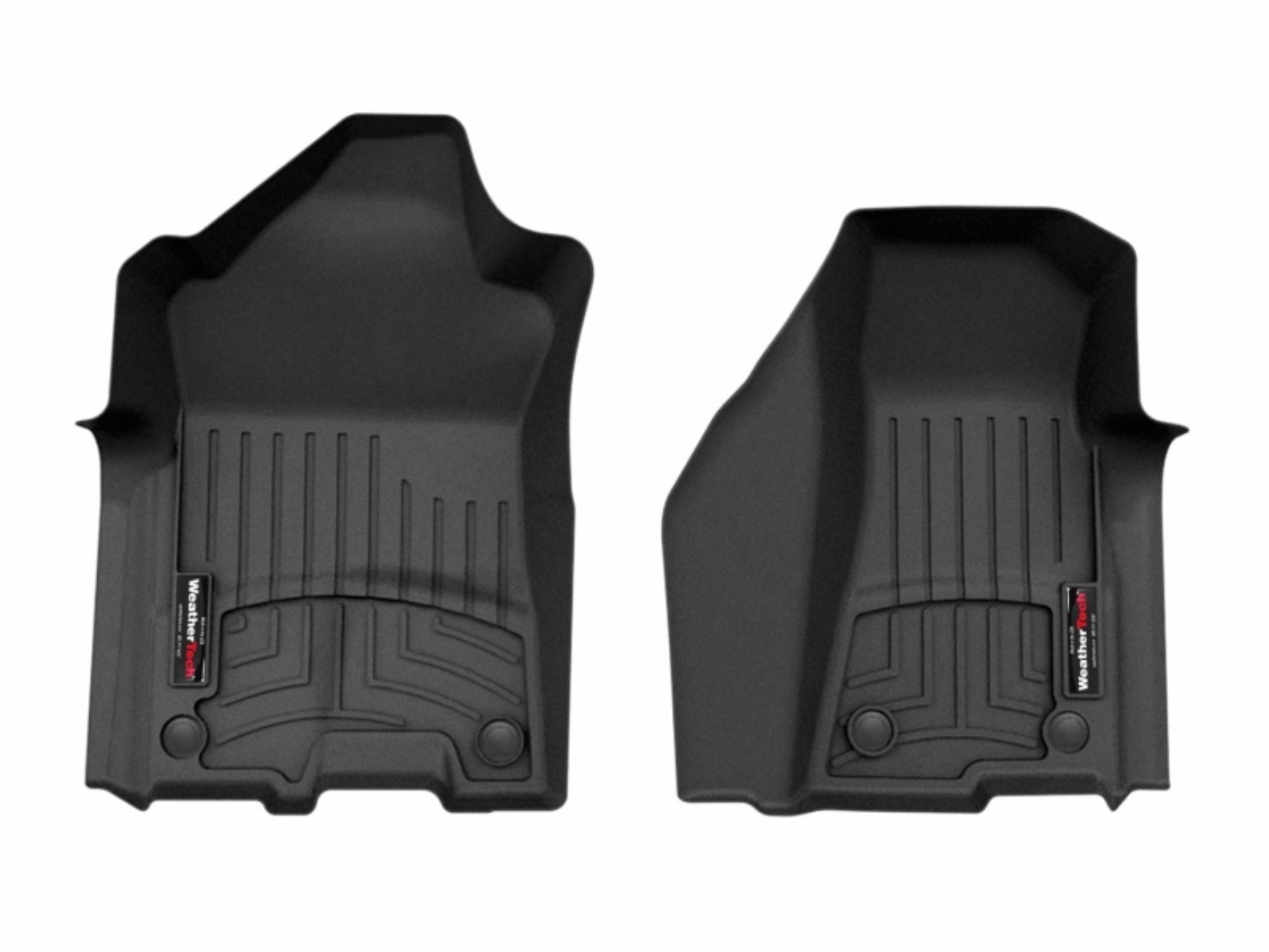 Picture of WeatherTech 25-26 RAM Truck Crew Cab w/Vinyl Floors Front FloorLiner - Black