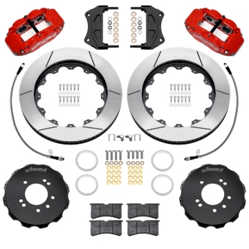 Picture of Wilwood 89-98 Nissan 240SX/89-94 Skyline/90-96 300ZX Superlite 6R Front BBK w/ 14in SLT Rotors - Red