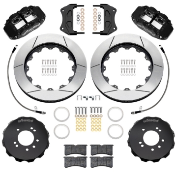 Picture of Wilwood 89-98 Nissan 240SX/89-94 Skyline/90-96 300ZX Superlite 6R Fr BBK w/ 14in SLT Rotors - Black