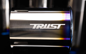 Picture of GReddy PE-TR Rolled Tip-Burnt-Ti L 160mm x 115mm