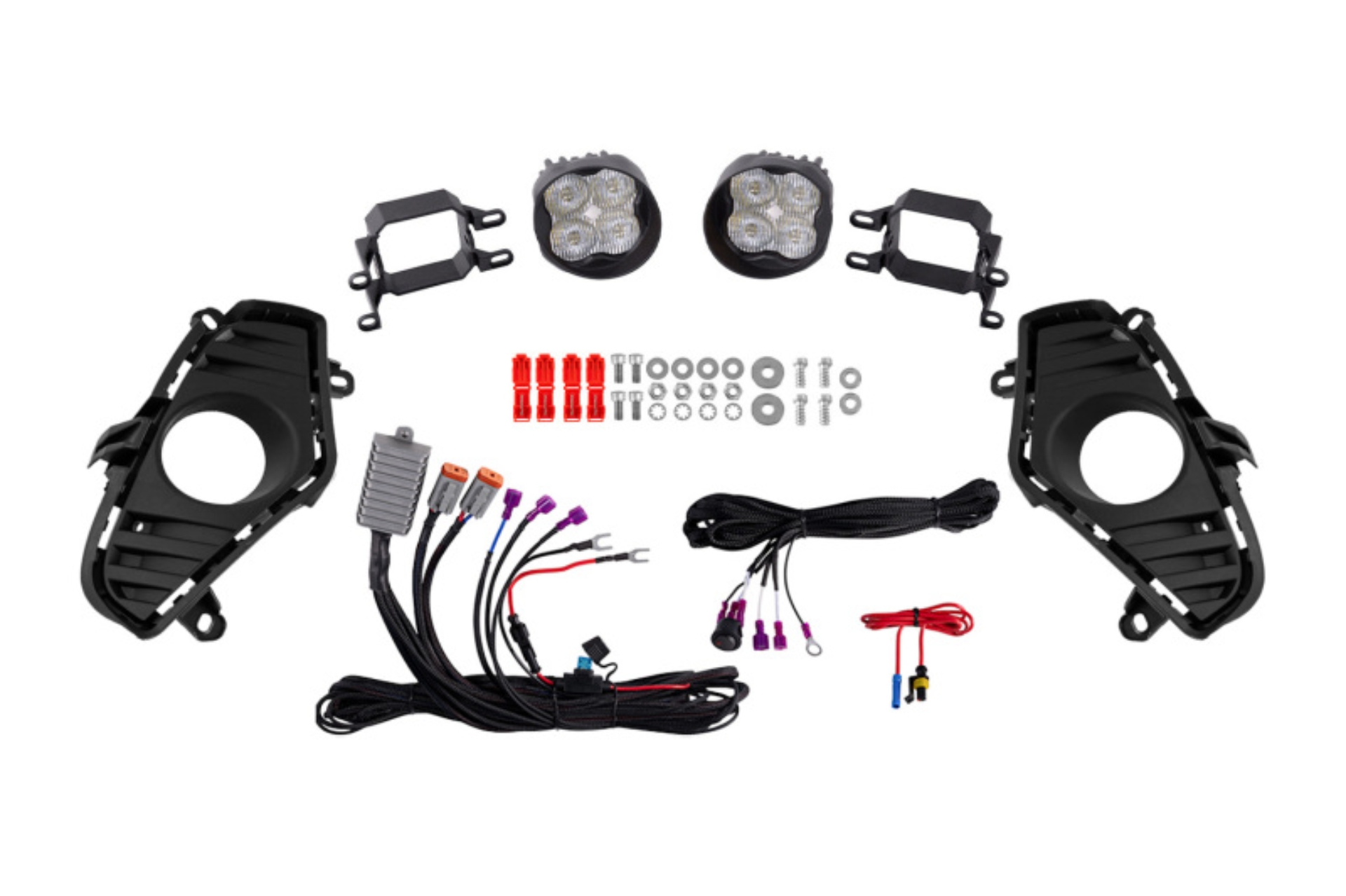 Picture of Diode Dynamics 19-22 Toyota RAV4 SS3 Add-On Fog Lamp Kit - White Sport