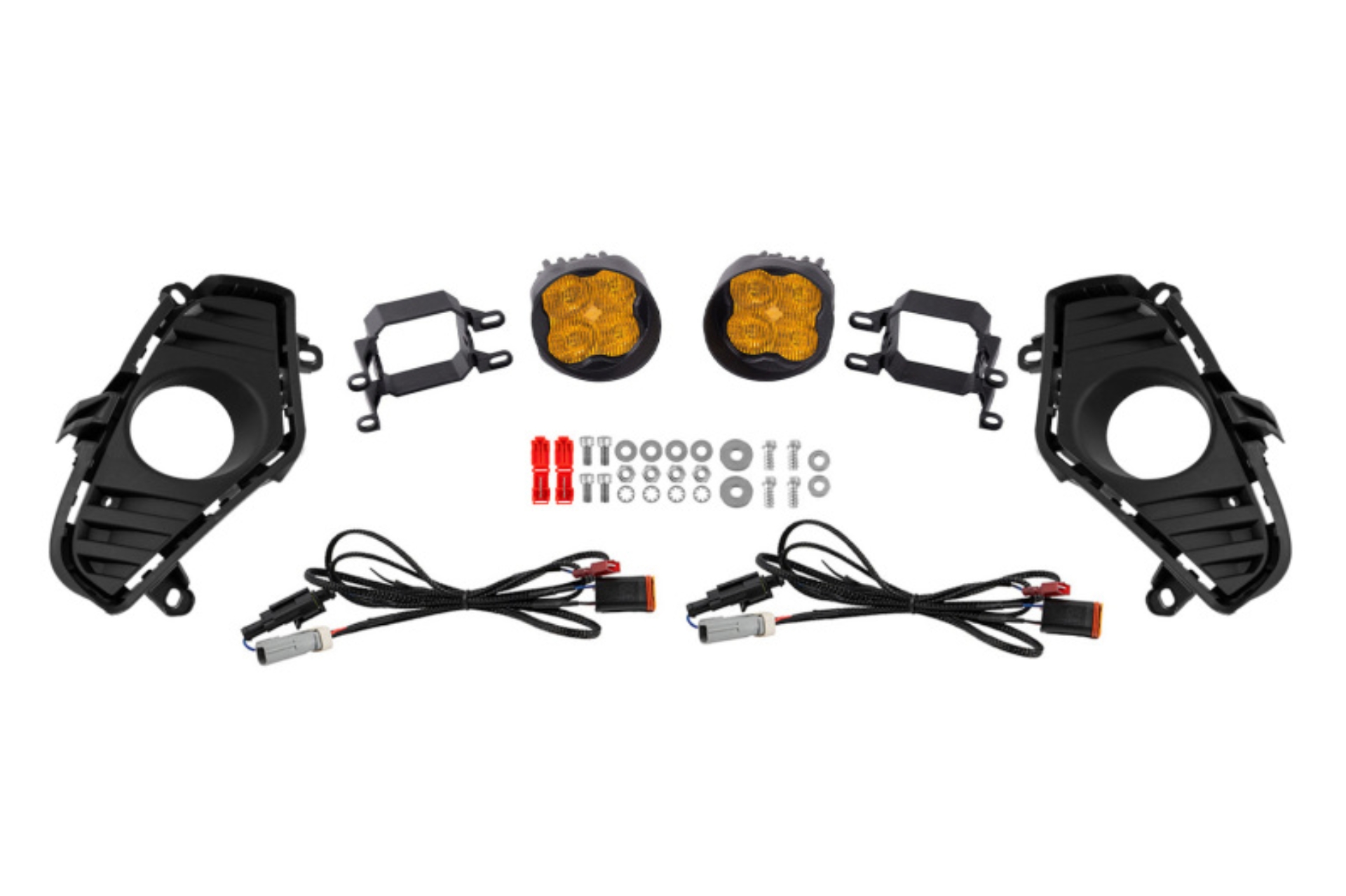 Picture of Diode Dynamics 22-25 Toyota RAV4 SS3 Fog Light Kit - Yellow Sport